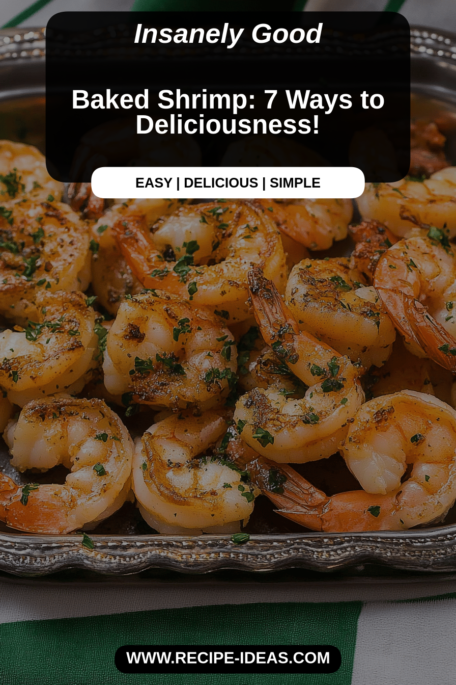 baked shrimp final dish beautifully presented and ready to serve