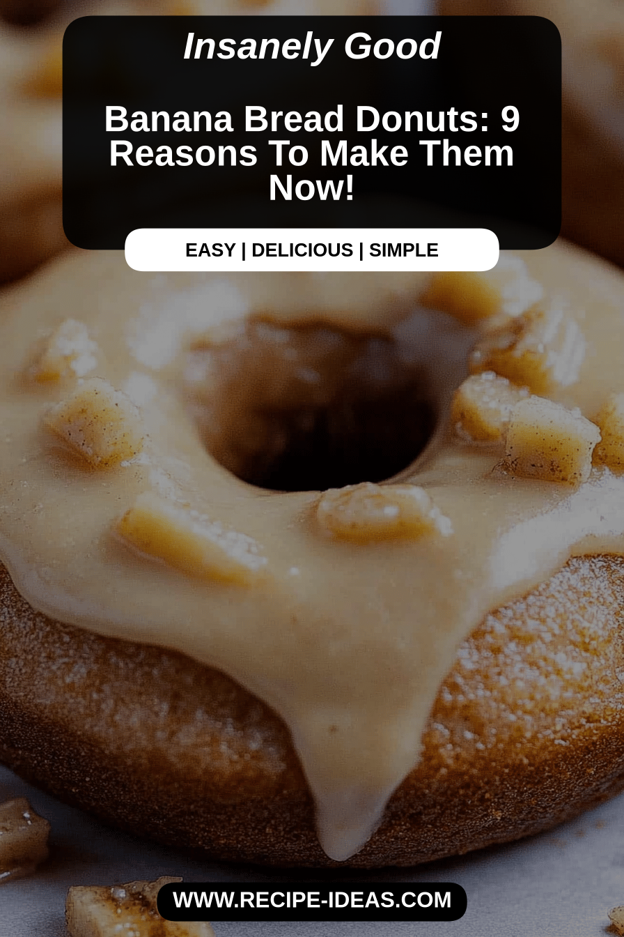 banana bread donuts final dish beautifully presented and ready to serve