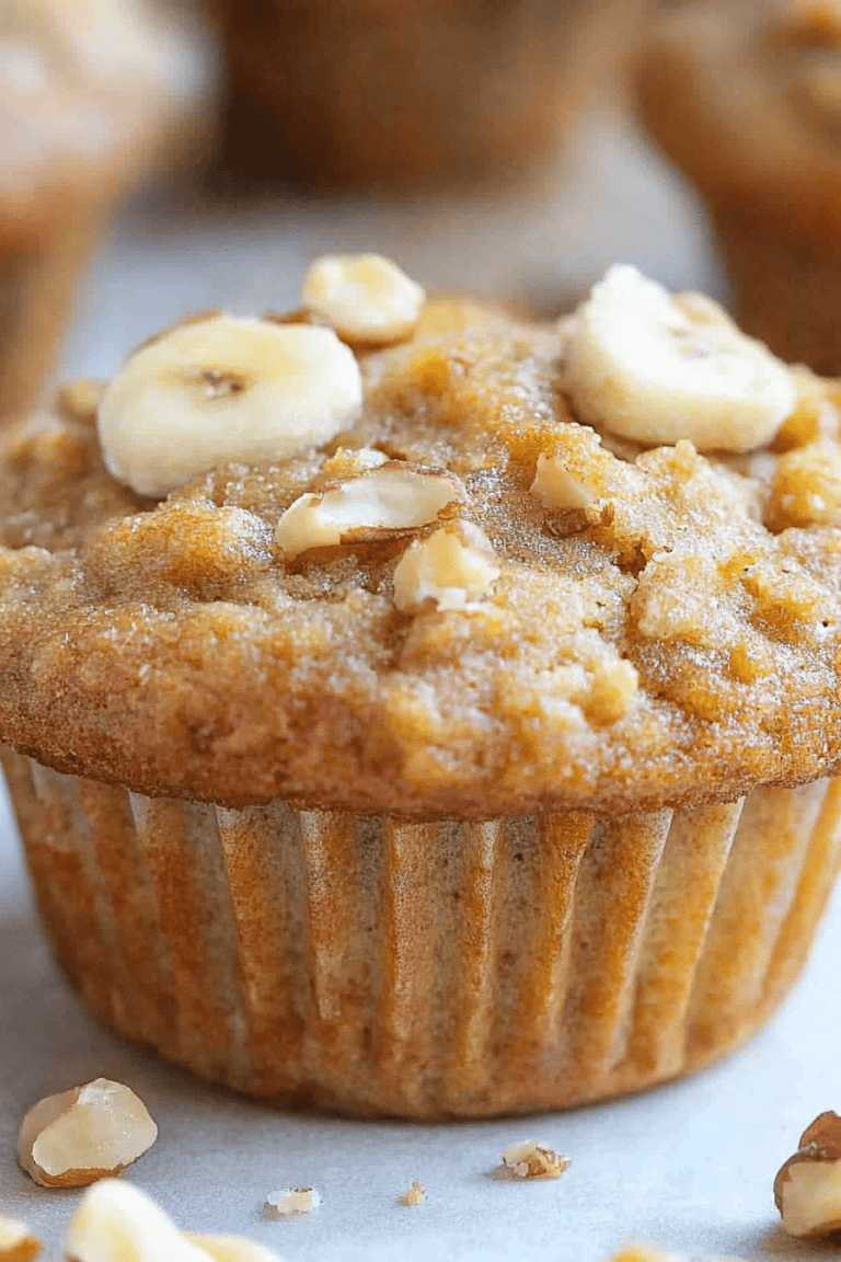 banana nut muffins