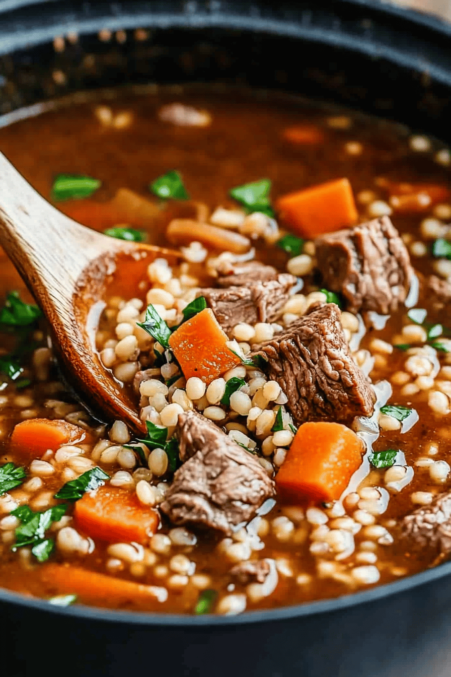 beef barley soup