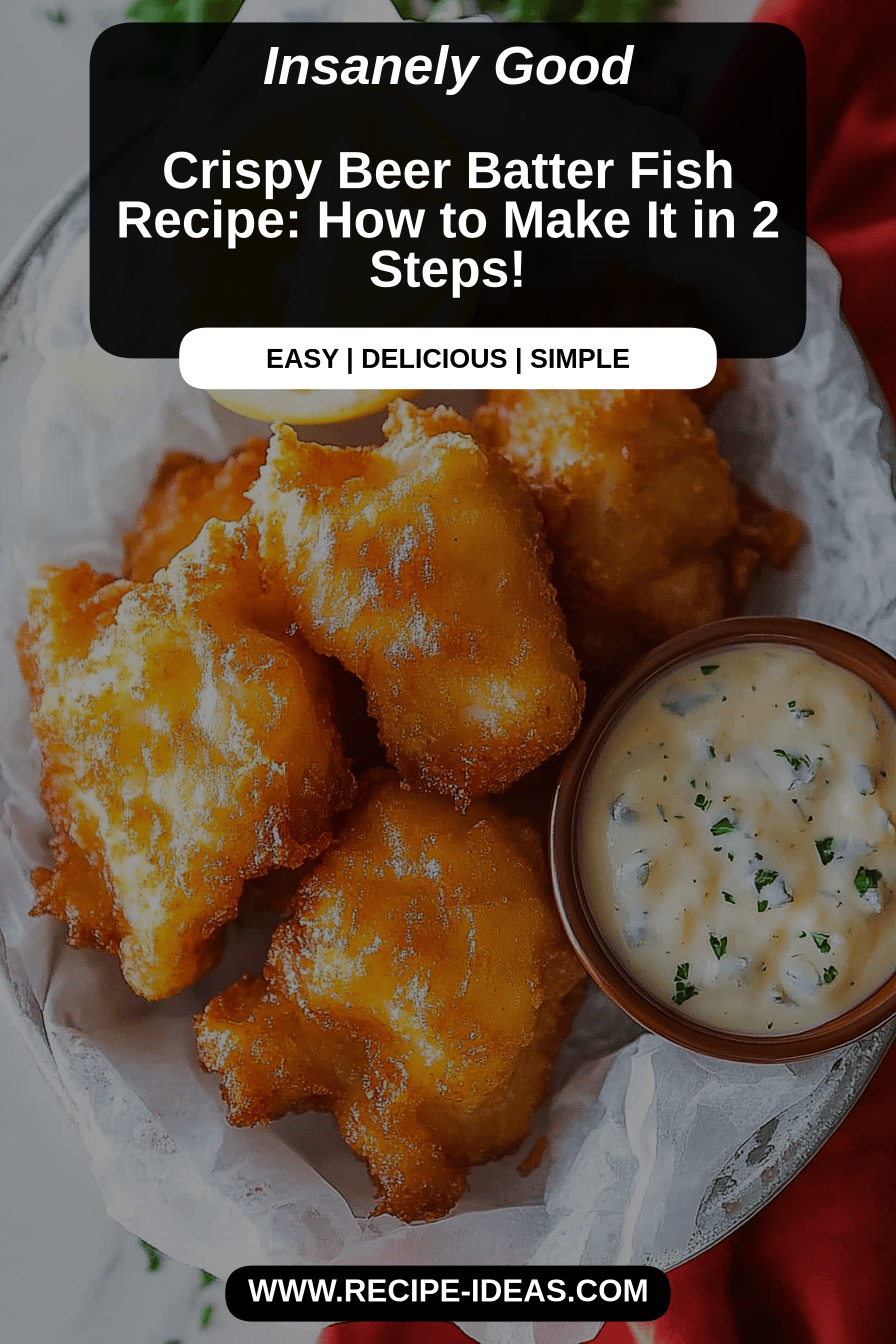 beer battered fish final dish beautifully presented and ready to serve