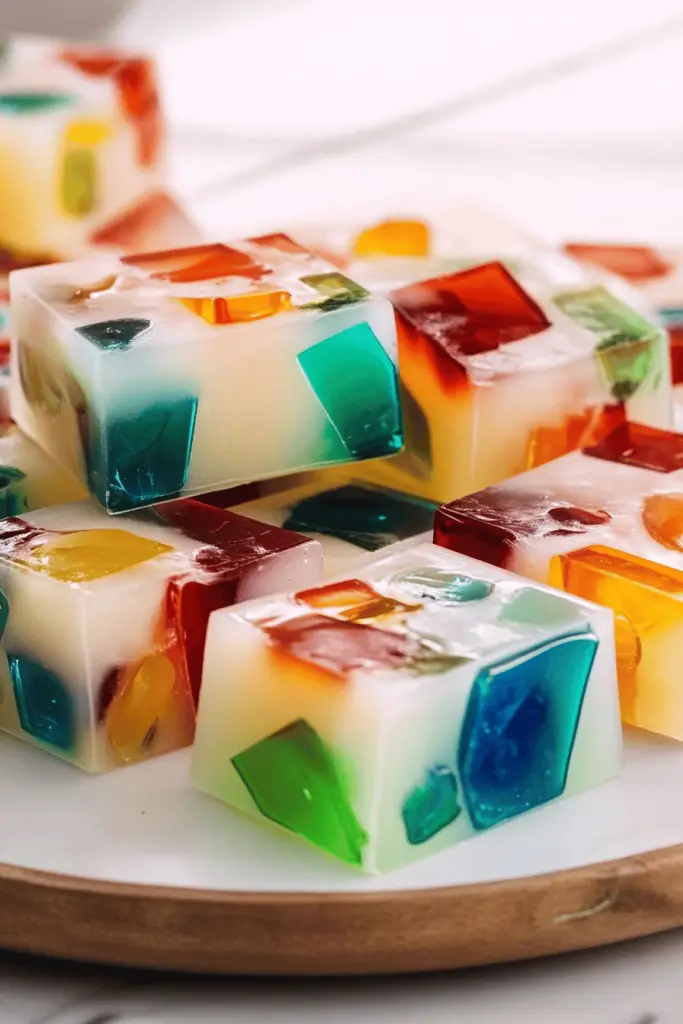 broken glass jello