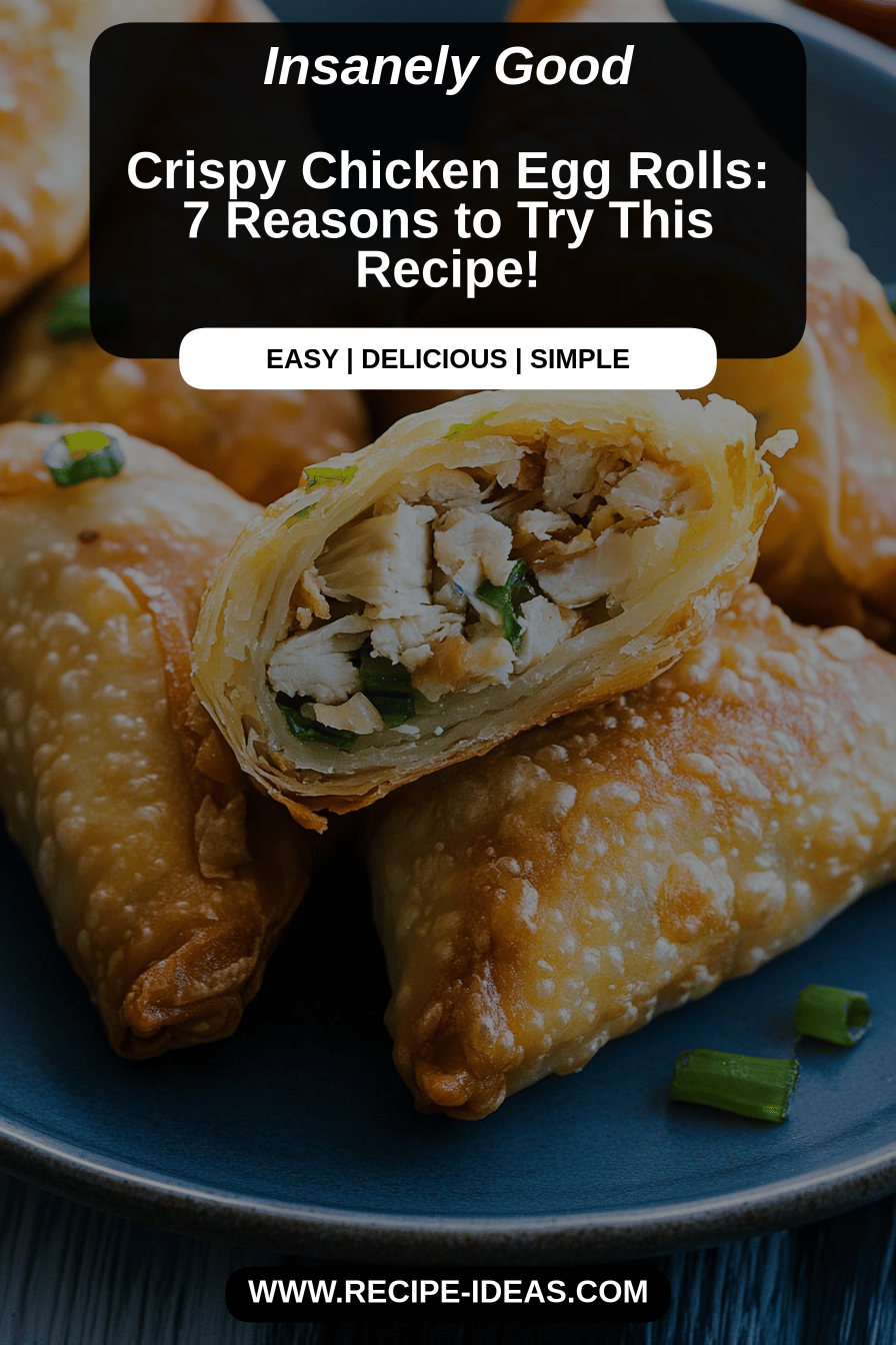 chicken egg rolls final dish beautifully presented and ready to serve