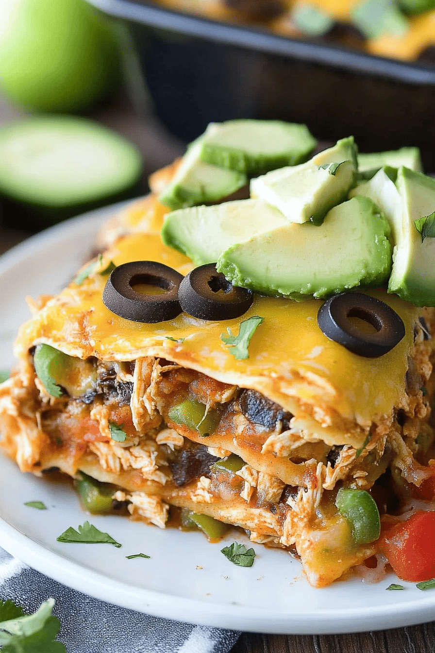 chicken enchilada casserole