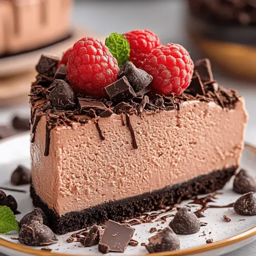 chocolate cheesecake