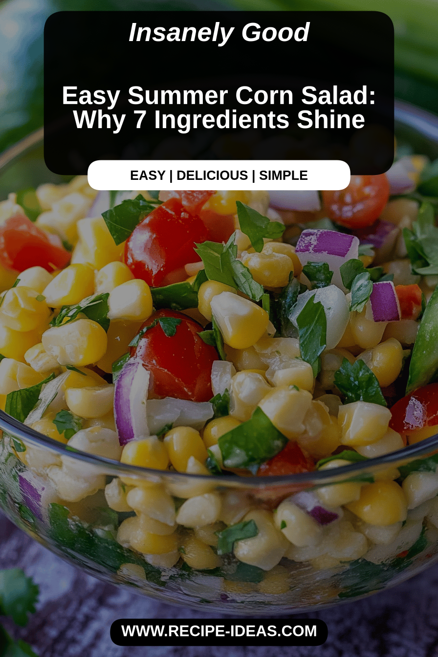 corn salad final dish beautifully presented and ready to serve
