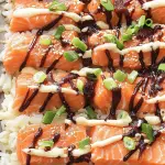crispy rice salmon