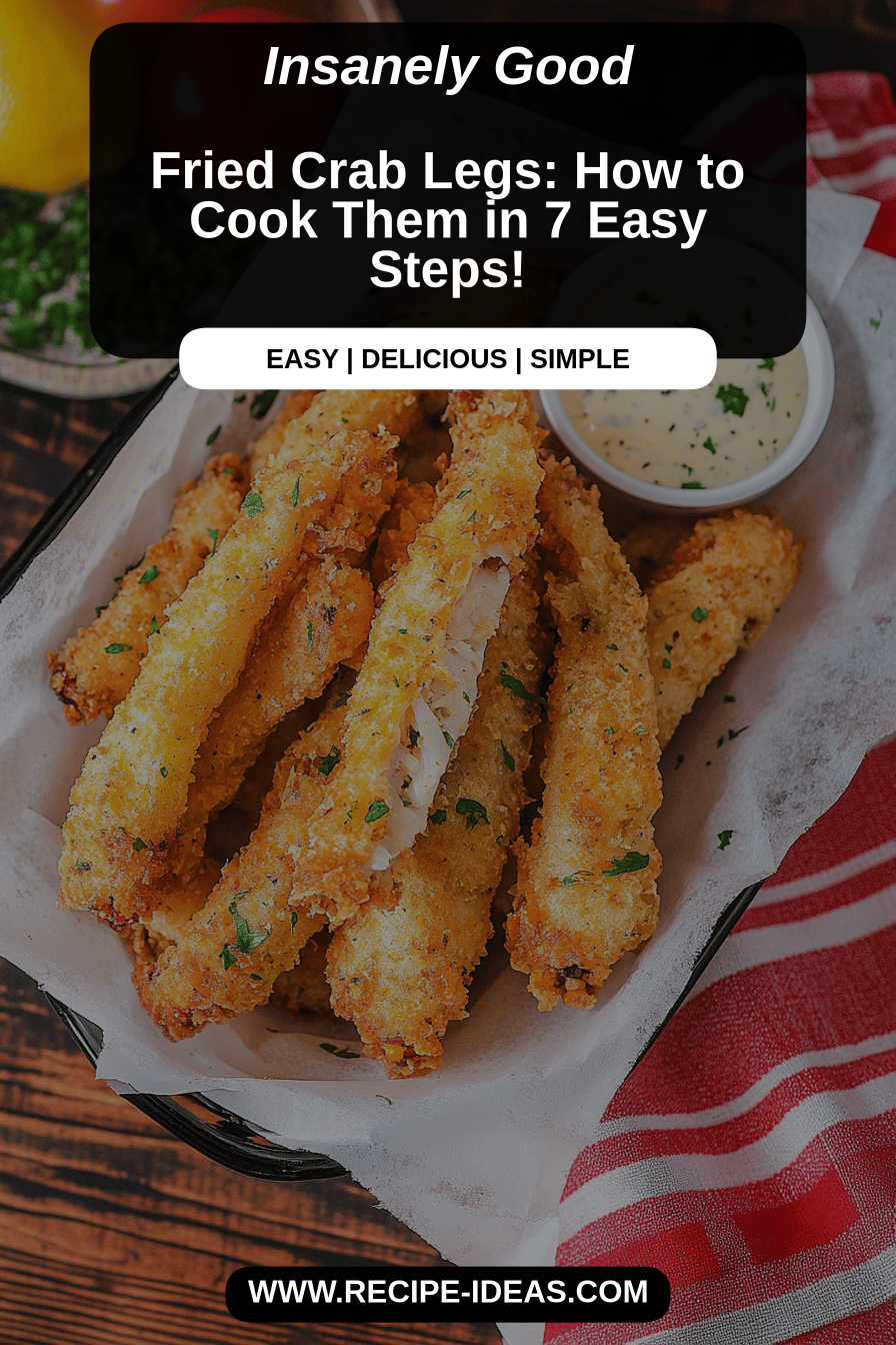 fried crab legs final dish beautifully presented and ready to serve
