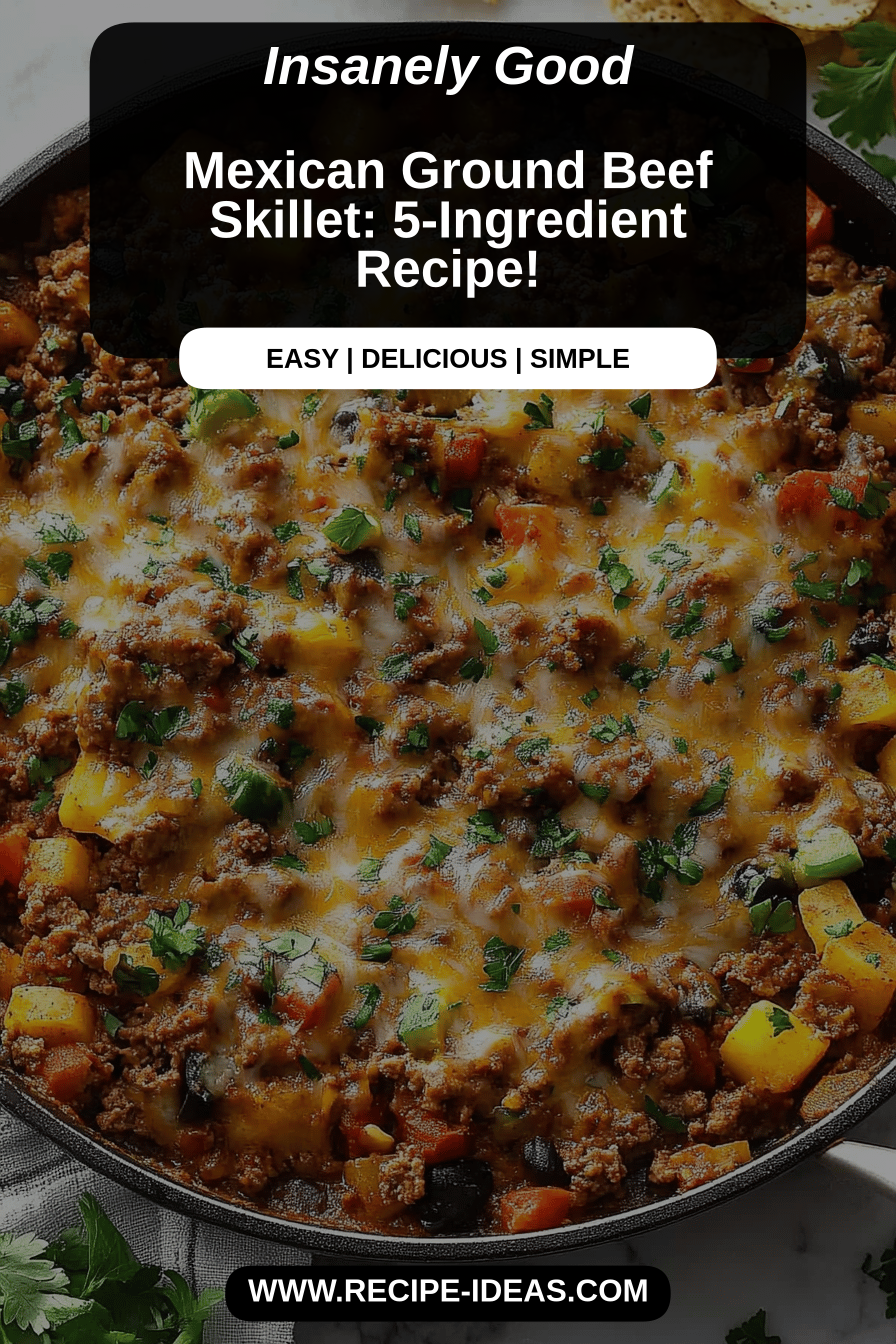 ground beef skillet final dish beautifully presented and ready to serve
