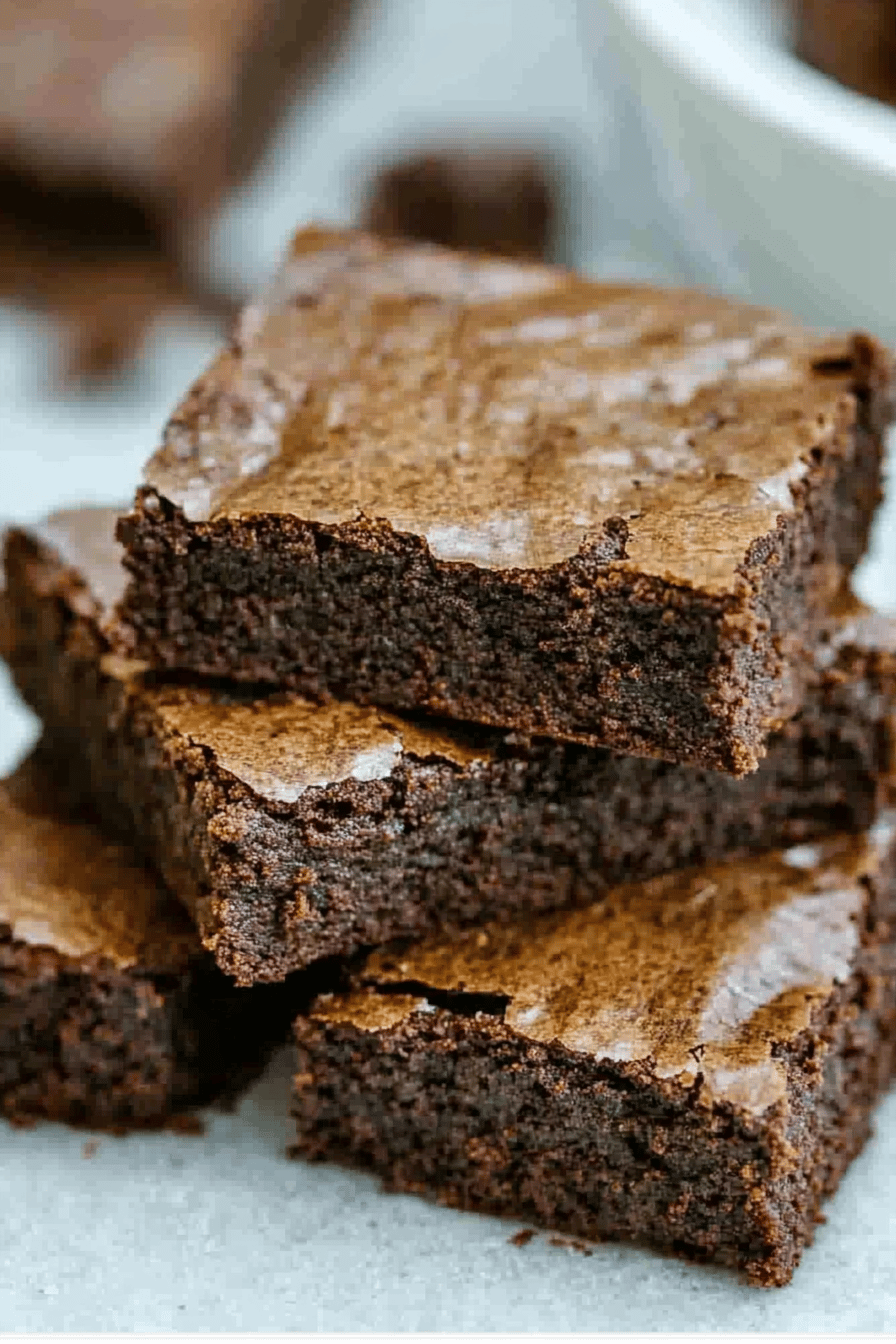 homemade brownies ingredients organized and measured on kitchen counter