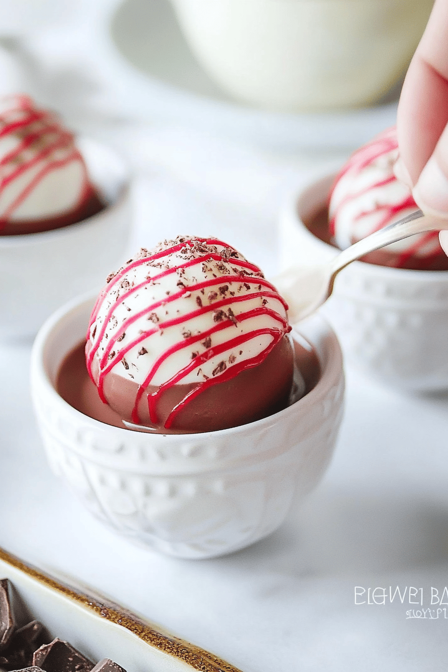 hot cocoa bombs ingredients organized and measured on kitchen counter