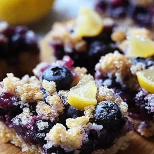 lemon blueberry bars