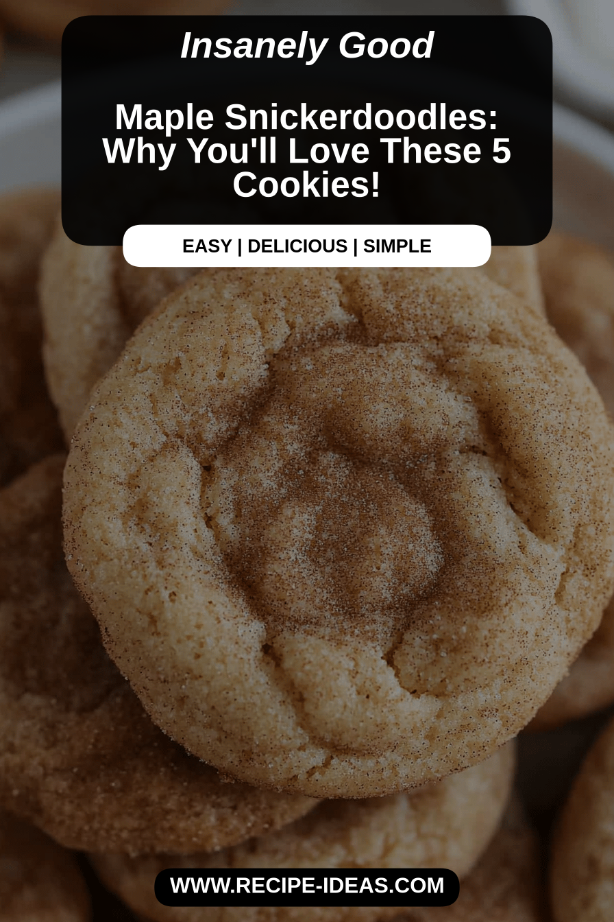 maple snickerdoodles final dish beautifully presented and ready to serve