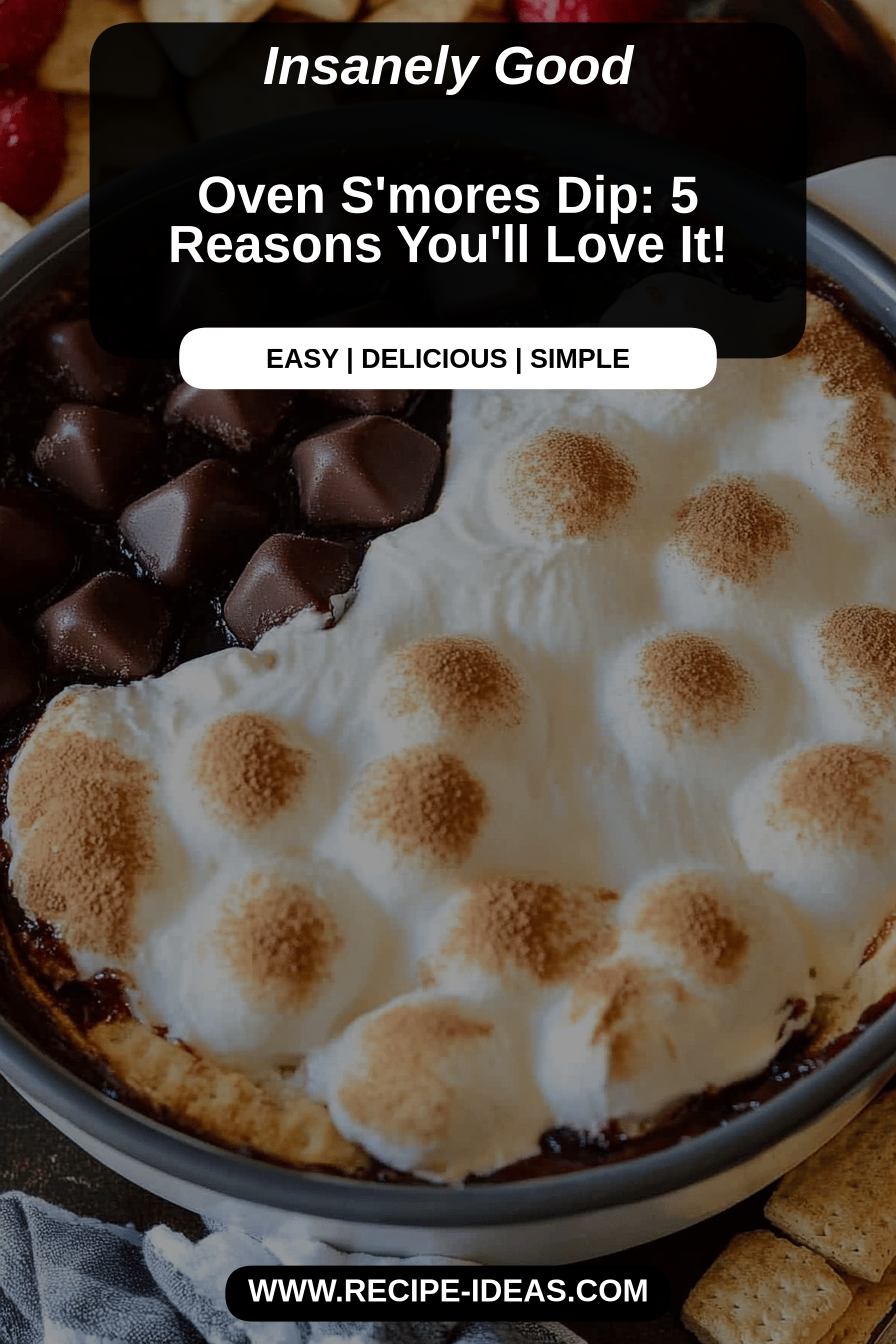 oven s'mores dip final dish beautifully presented and ready to serve
