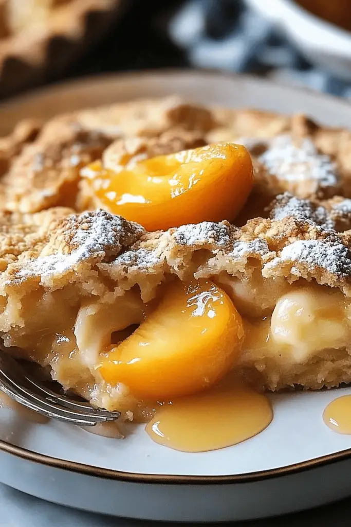 peach cobbler