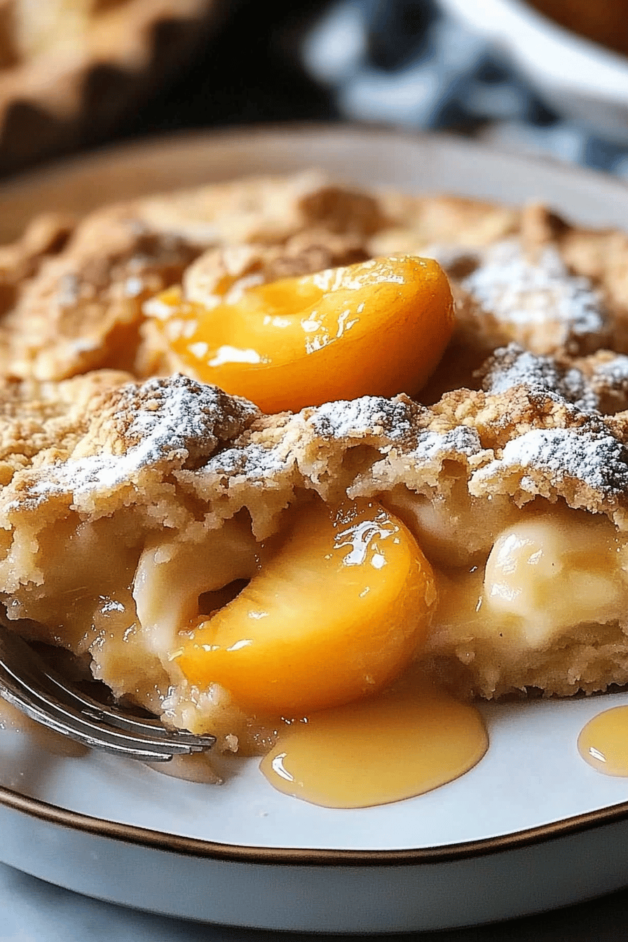 peach cobbler