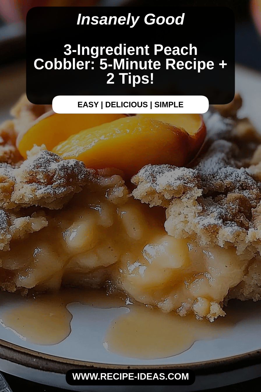 peach cobbler final dish beautifully presented and ready to serve