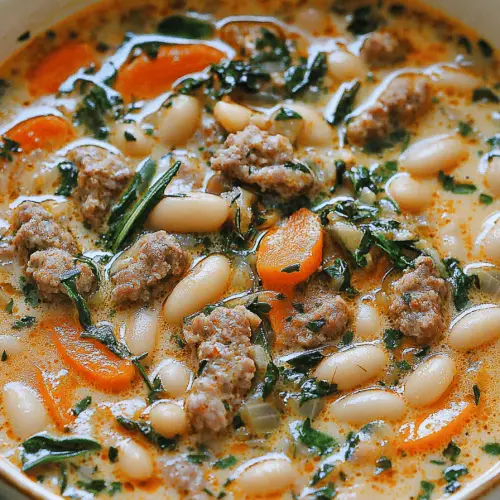 sausage white bean soup