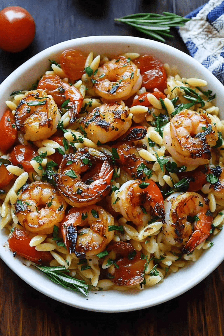 shrimp orzo recipe