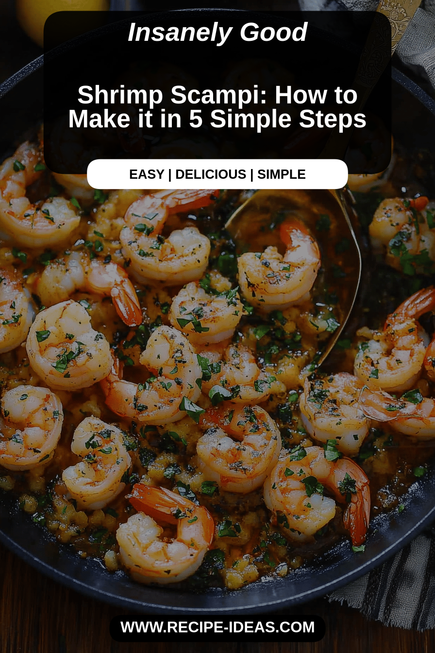 shrimp scampi final dish beautifully presented and ready to serve