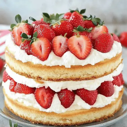 strawberry shortcake cake