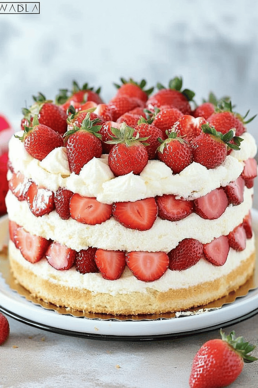 strawberry shortcake cake