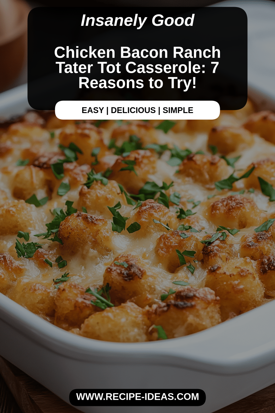 tater tot casserole final dish beautifully presented and ready to serve