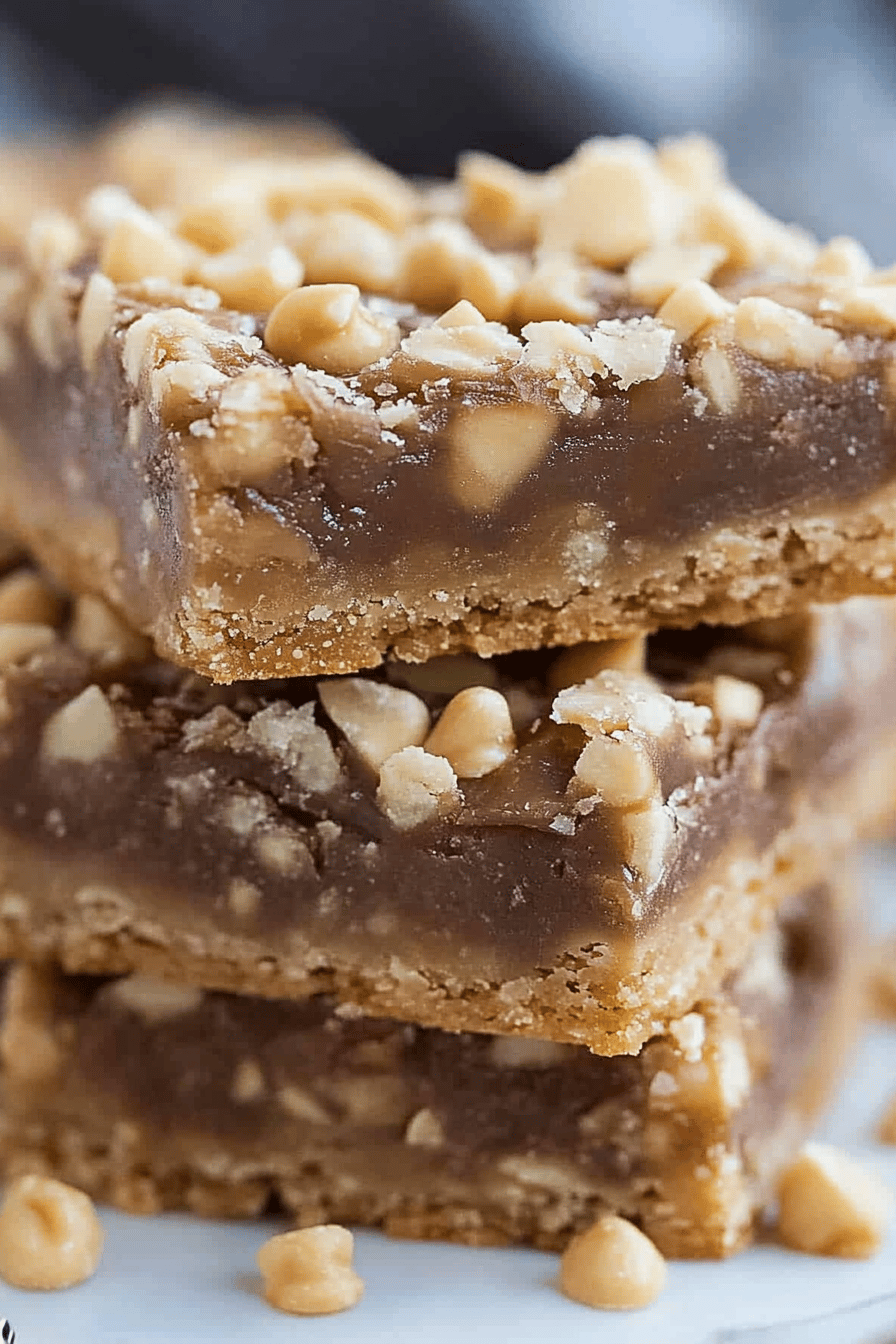 toffee bars slice on plate showing perfect texture and swirl pattern