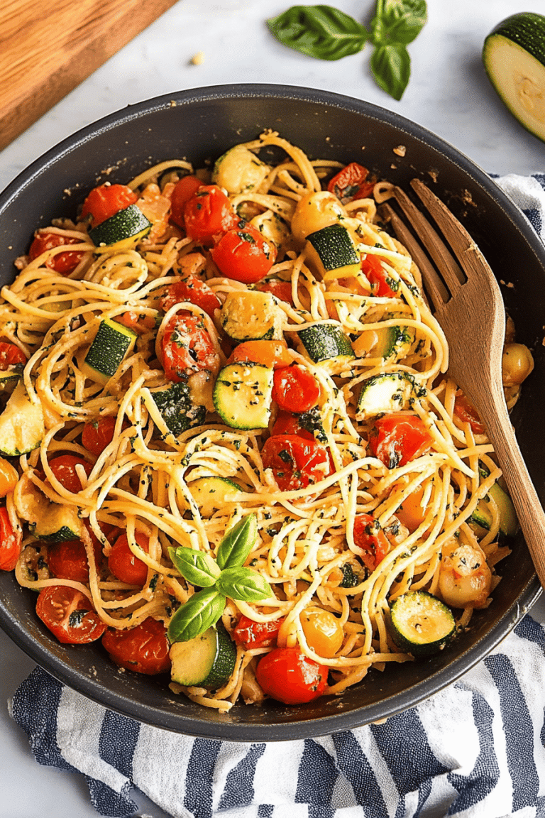 zucchini tomato pasta