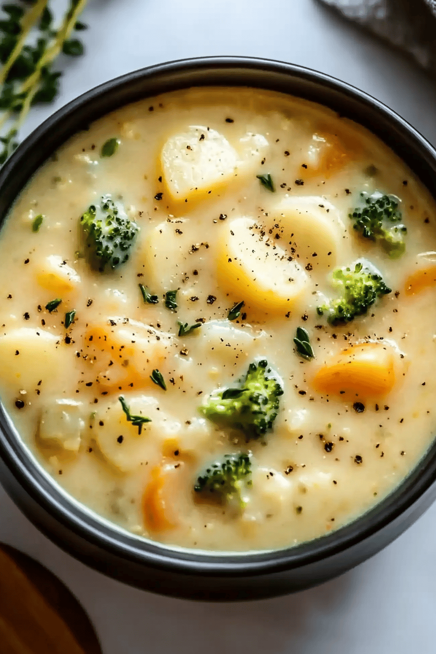 Broccoli potato soup