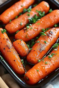 Brown sugar honey carrots