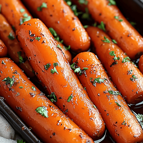 Brown sugar honey carrots