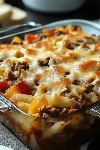 Cabbage beef bake