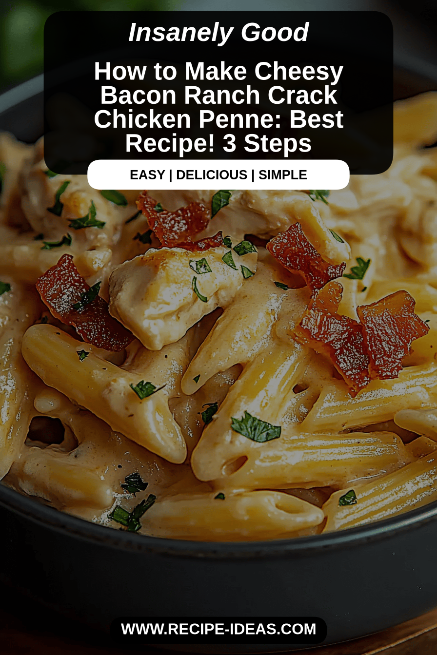 Chicken penne final dish beautifully presented and ready to serve