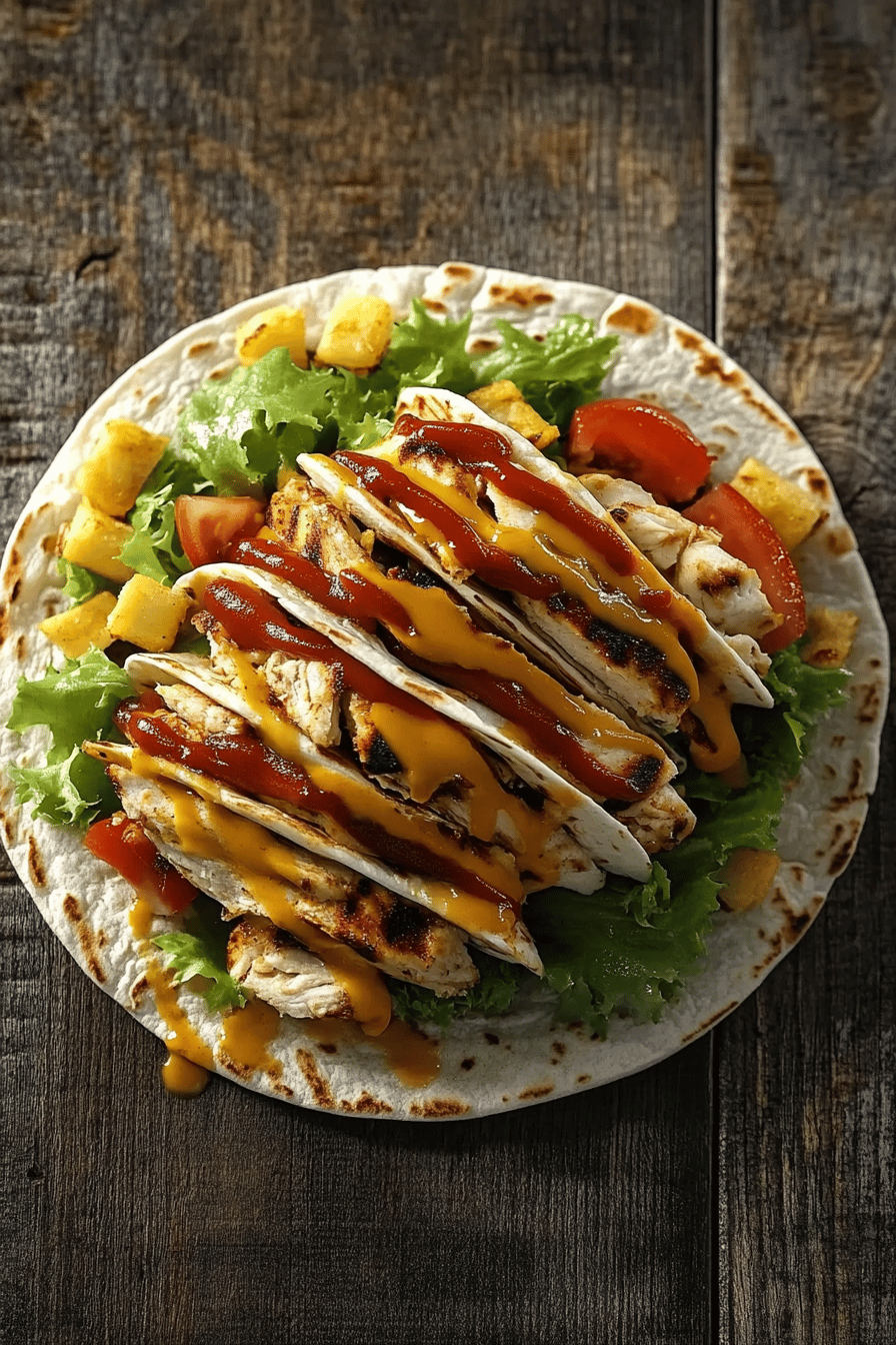 Chicken wraps slice on plate showing perfect texture and swirl pattern
