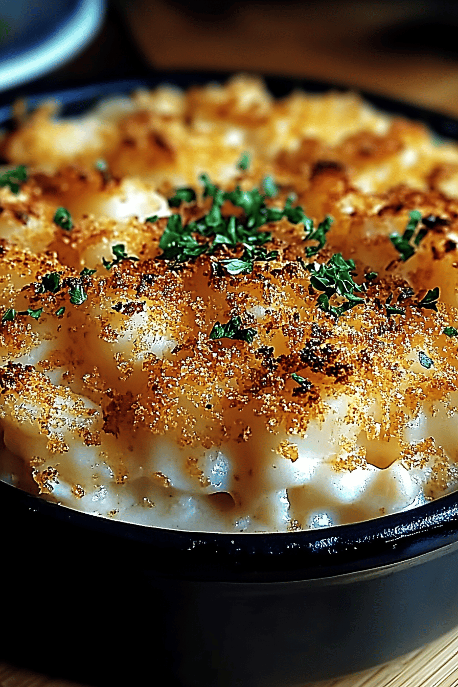 Crab Imperial slice on plate showing perfect texture and swirl pattern