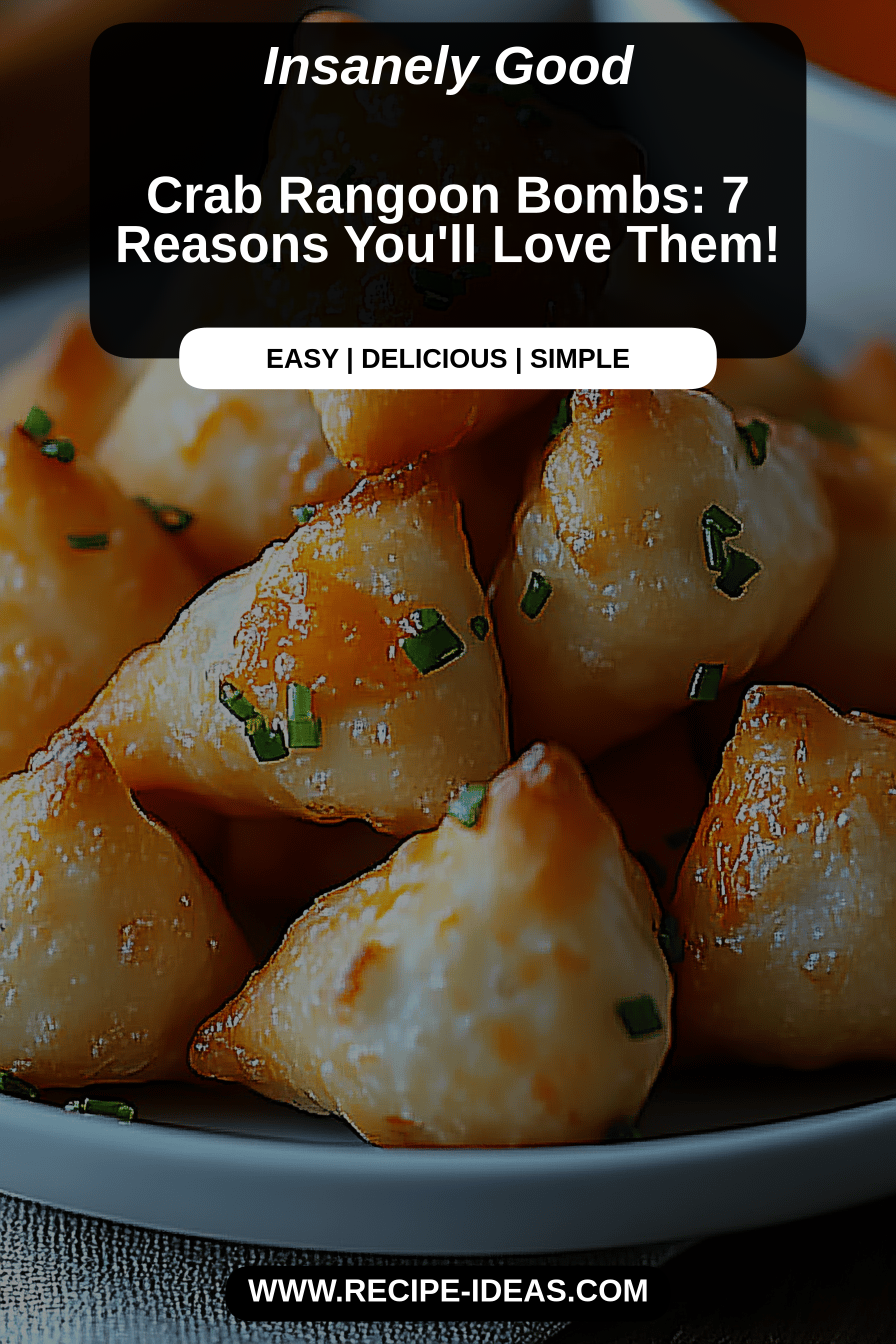 Crab Rangoon Bombs final dish beautifully presented and ready to serve