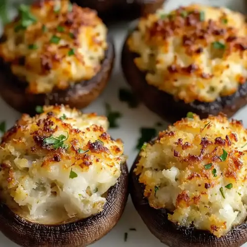 Crab stuffed mushrooms