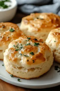 Garlic biscuits