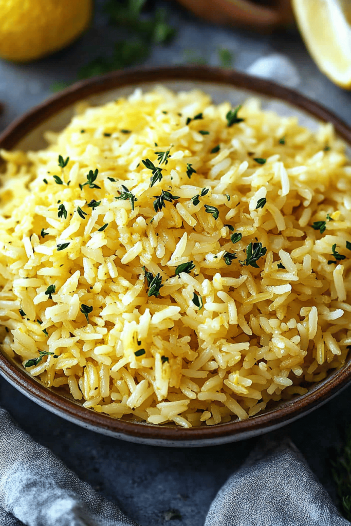 Greek lemon rice