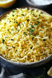 Greek lemon rice