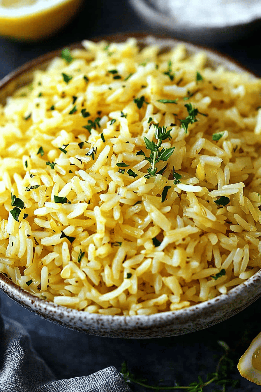 Greek lemon rice