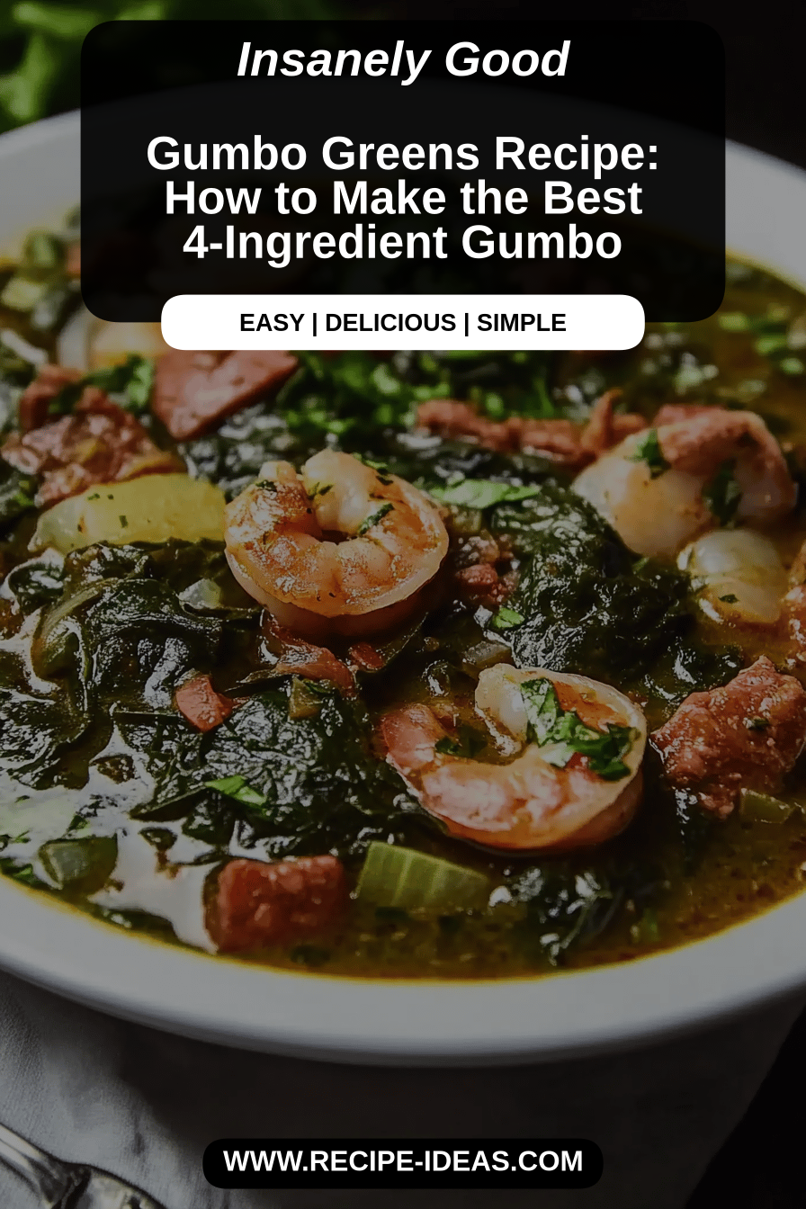Gumbo greens recipe final dish beautifully presented and ready to serve