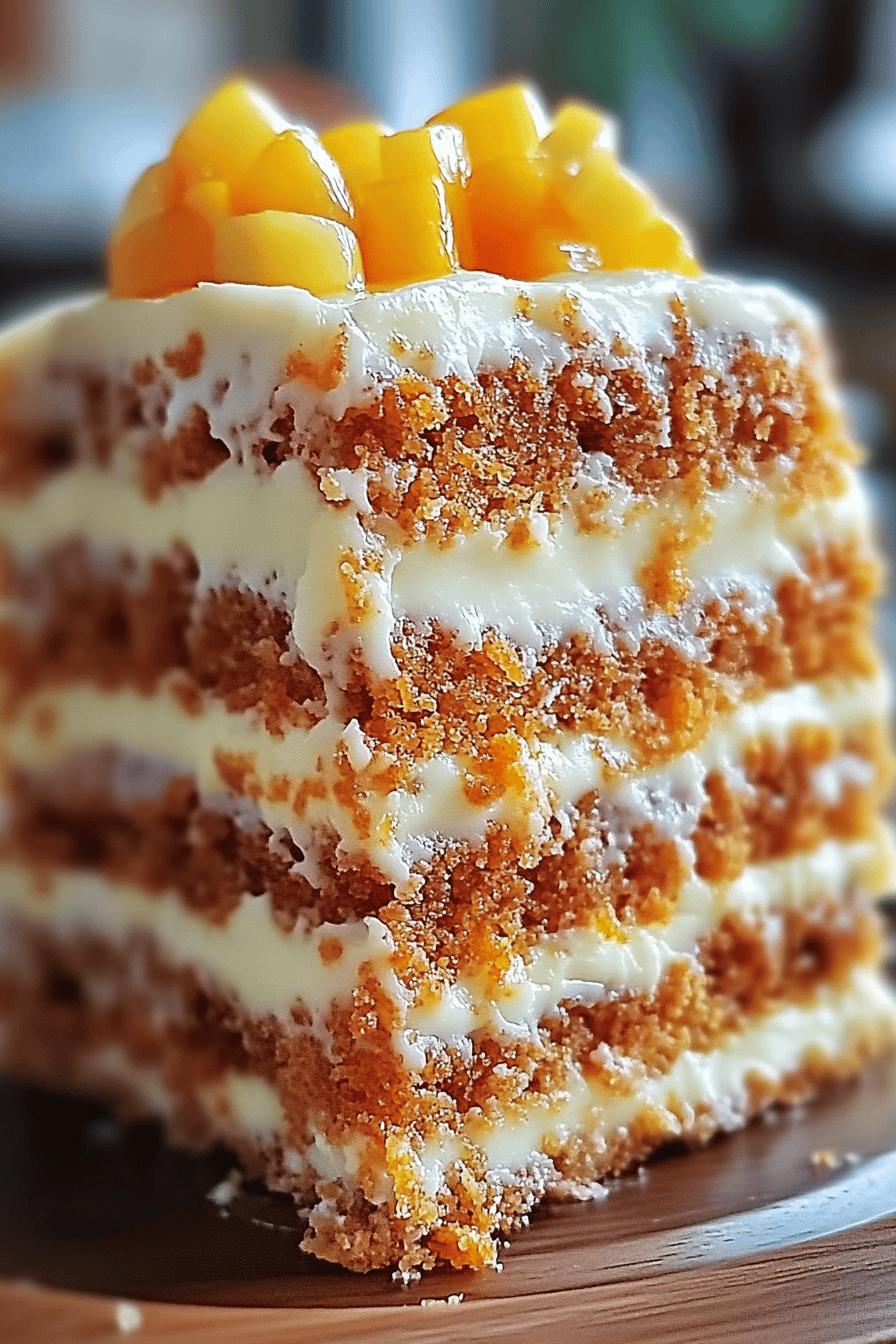 Hawaiian carrot cake ingredients organized and measured on kitchen counter