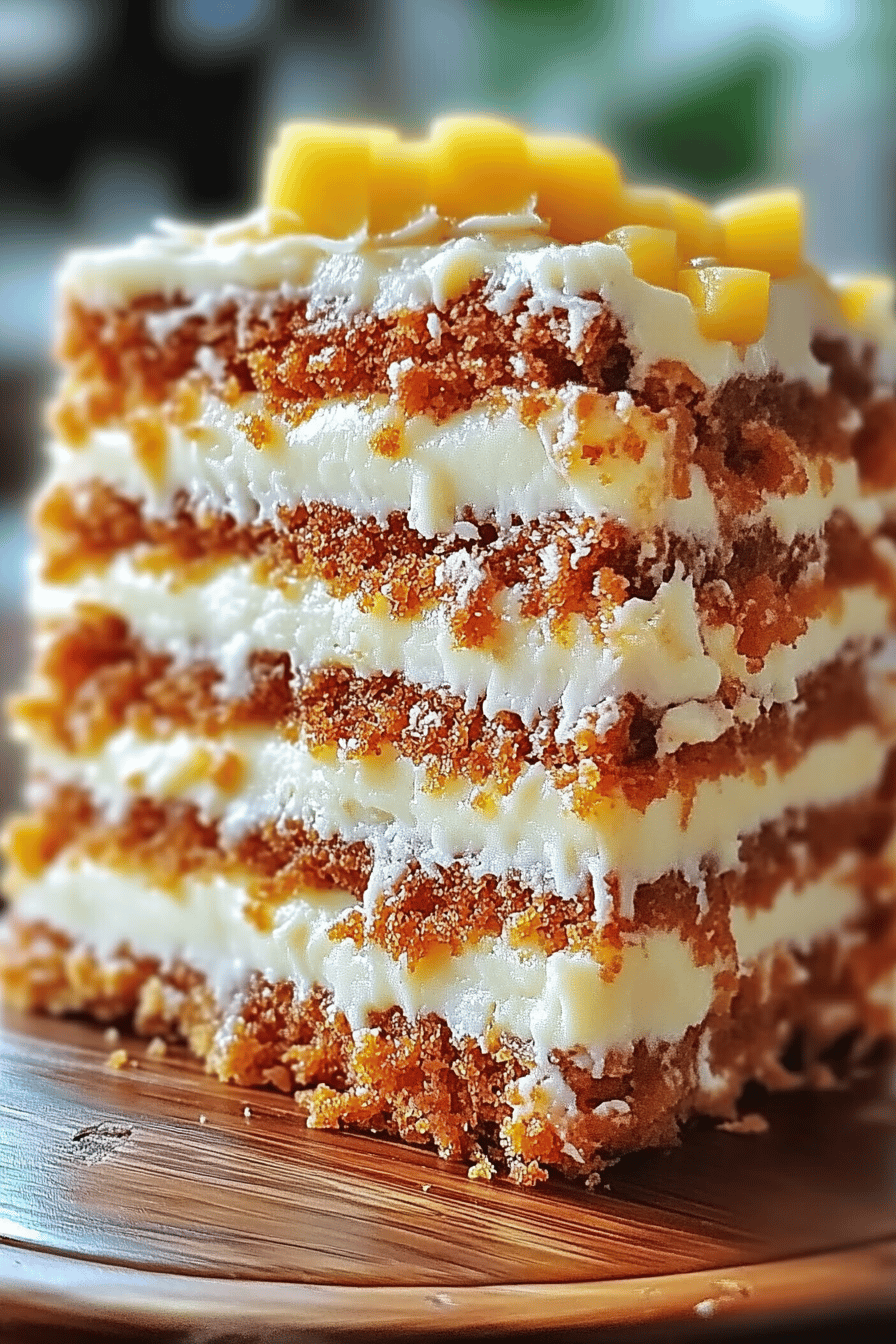 Hawaiian carrot cake