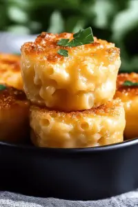 Macaroni cheese bites