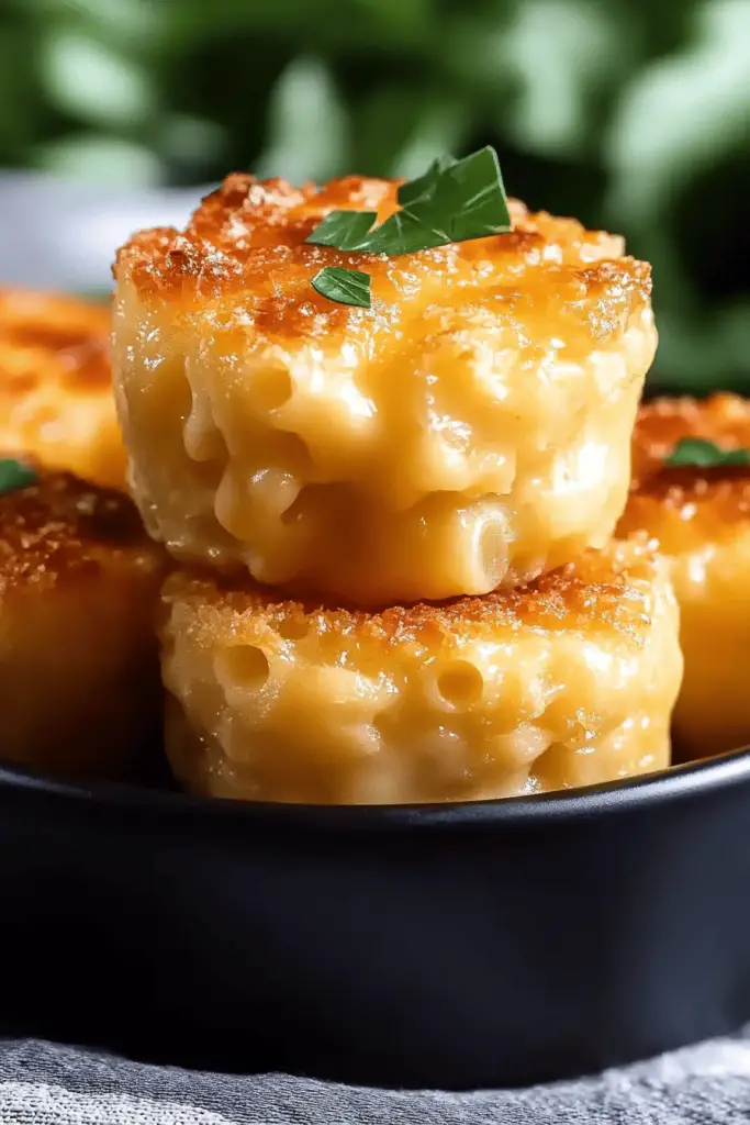 Macaroni cheese bites