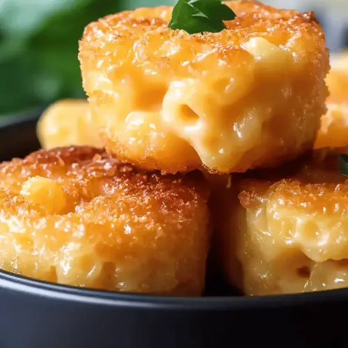 Macaroni cheese bites
