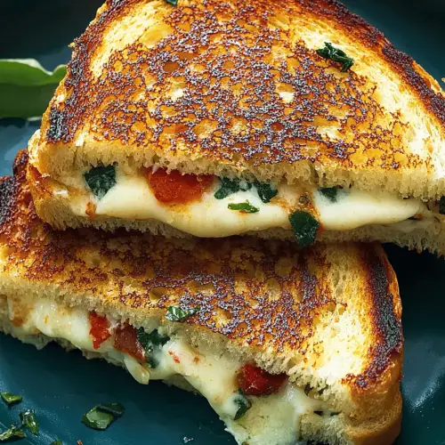 Mediterranean grilled cheese