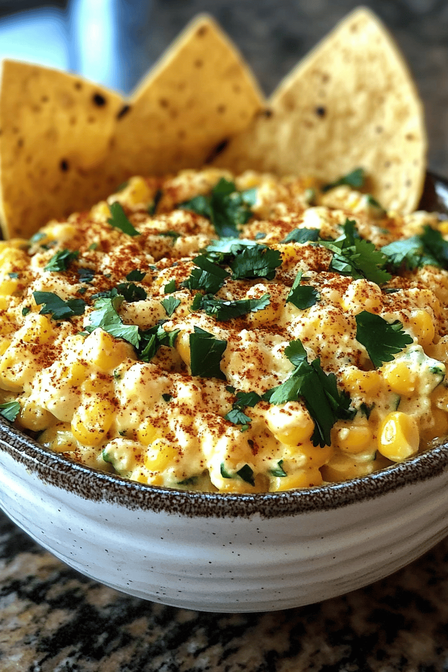 Mexican street corn dip